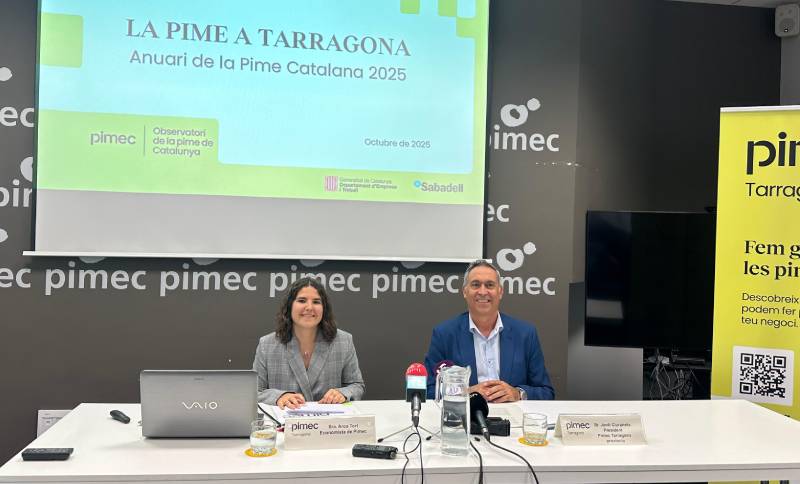 Pimec destaca l’increment de l’ocupació a les pimes tarragonines, però constata que són menys rendibles i productives que la mitjana catalana